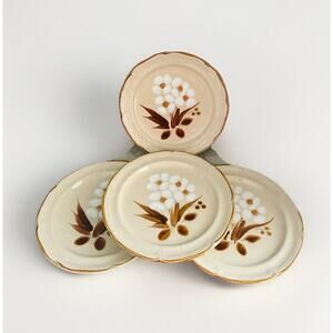 4 Vintage The Classics Hearthside Stoneware Castlewood 10.5” Dinner Plates Japan